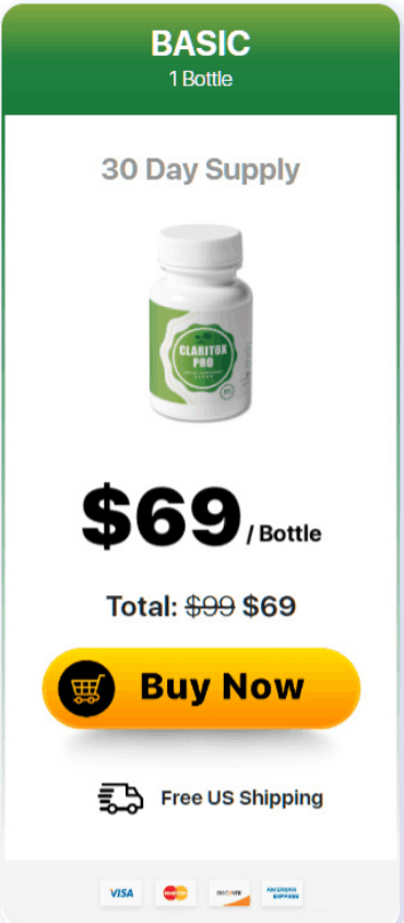 claritox-pro 1 bottle